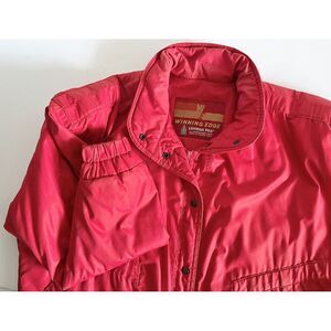 Vintage Winning Edge London Fog Women's Red Short Bomber Jacket Coat  - 11/12 **